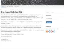 Tablet Screenshot of ihokstad.no